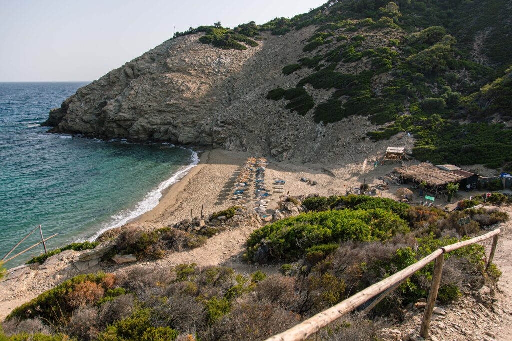 transition to retirement
a beach in Greece