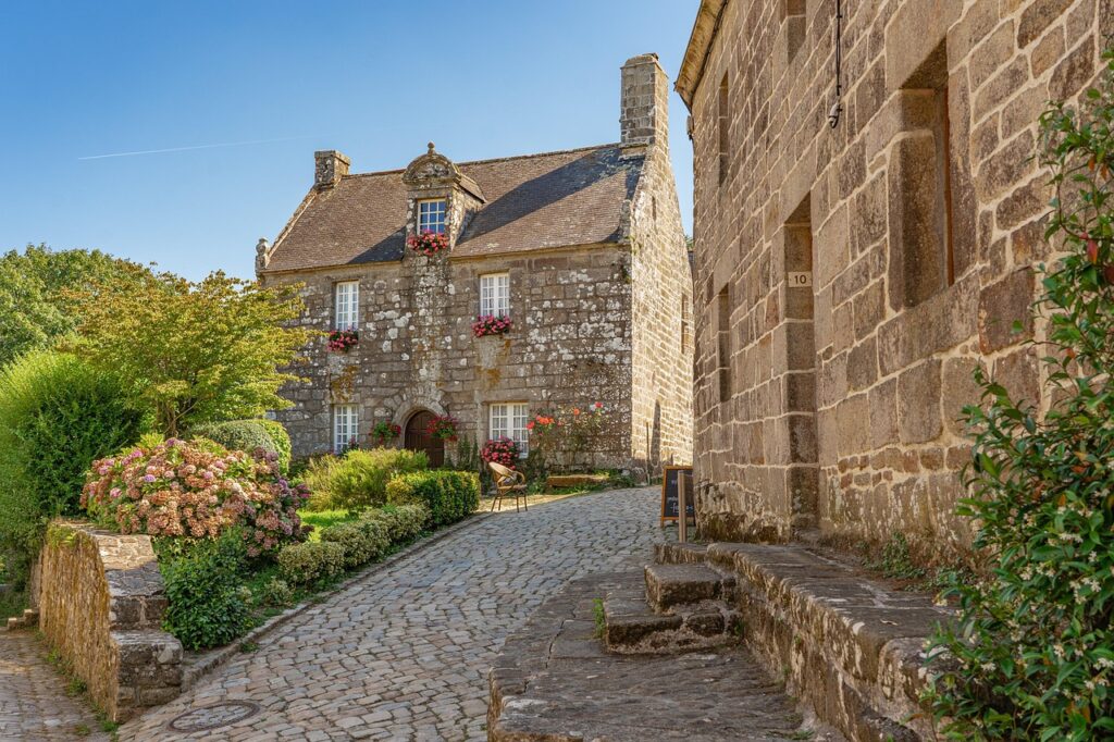 quiet retirement destinations-French village, Locronan, Brittany